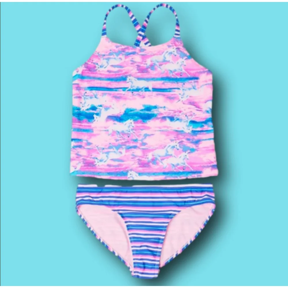 Girls XL plus two piece swimsuit